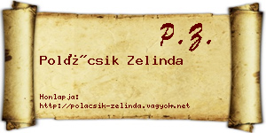 Polácsik Zelinda névjegykártya